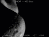 asteroid flyby, reduced from Nasa pictures April 2000